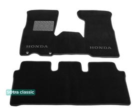 Двошарові килимки Sotra Classic 7mm Black для Honda CR-V (mkII)(з коробкою на кермі) 2002-2006