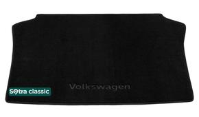 Двошарові килимки Sotra Classic 7mm Black для Volkswagen Polo (mkIV)(багажник) 2002-2009