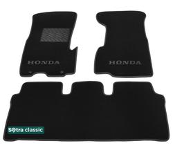 Двошарові килимки Sotra Classic 7mm Black для Honda CR-V (mkII) 2002-2006 МКПП