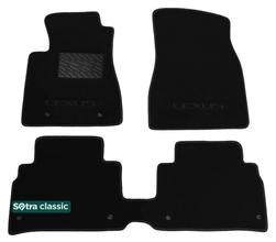 Двошарові килимки Sotra Classic Black для Lexus RX (mkII)(підлокітник зсунутий назад) 2003-2008 - Фото 1