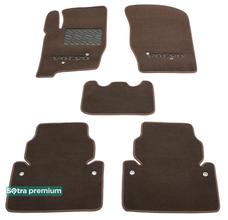Двошарові килимки Sotra Premium Chocolate для Volvo XC90 (mkI) 2002-2014
