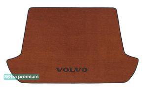 Двухслойные коврики Sotra Premium Terracot для Volvo XC90 (mkI)(багажник) 2002-2014