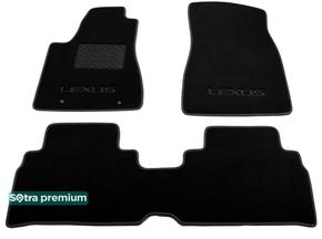 Двухслойные коврики Sotra Premium Graphite для Lexus RX (mkII)(подлокотник сдвинут вперед) 2003-2008 - Фото 1