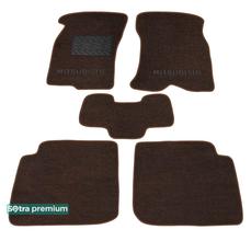 Двухслойные коврики Sotra Premium Chocolate для Mitsubishi Colt (mkIV)(3-дв.) 1991-1995