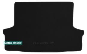 Двошарові килимки Sotra Classic 7mm Black для Chevrolet Aveo (mkI)(седан)(багажник) 2002-2008