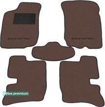 Двошарові килимки Sotra Premium Chocolate для Daihatsu YRV (mkI) 2000-2005