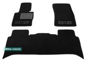 Двошарові килимки Sotra Classic Black для Land Rover Range Rover (mkIII)(без люверсів) 2002-2009 - Фото 1