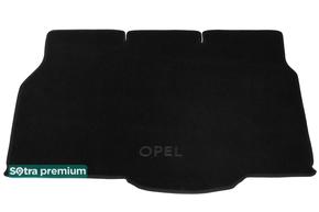 Двухслойные коврики Sotra Premium Black для Opel Astra (mkIII)(H)(хетчбэк)(багажник) 2004-2014 - Фото 1