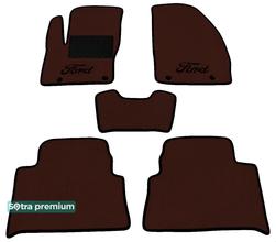 Двошарові килимки Sotra Premium Chocolate для Ford C-Max (mkI) 2003-2010