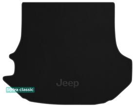 Двухслойные коврики Sotra Classic Black для Jeep Grand Cherokee (mkII)(WJ)(багажник) 1999-2004