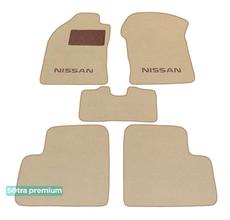 Двухслойные коврики Sotra Premium Beige для Nissan Micra (mkII)(K11) 1997-2003 - Фото 1