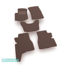 Двухслойные коврики Sotra Premium Chocolate для SsangYong Musso Sports (mkI) 2002-2005