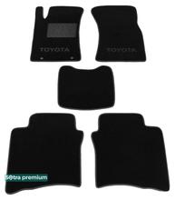 Двухслойные коврики Sotra Premium Graphite для Toyota Fortuner (mkI)(1-2 ряд) 2006-2015