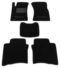 Двухслойные коврики Sotra Premium Black для Toyota Fortuner (mkI)(1-2 ряд) 2006-2015