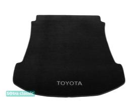 Двошарові килимки Sotra Classic 7mm Black для Toyota Fortuner (mkI)(багажник) 2005-2015