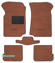 Двухслойные коврики Sotra Premium Terracot для Chery Amulet (mkI) 2003-2010 - Фото 1