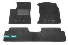 Двошарові килимки Sotra Classic Grey для Toyota Corolla Verso (mkIII)(1-2 ряд) 2004-2009 - Фото 1