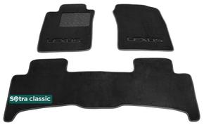 Двошарові килимки Sotra Classic 7mm Black для Lexus GX (mkI)(J120) 2002-2009