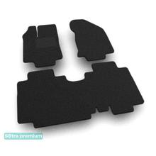 Двошарові килимки Sotra Premium Black для Ford Edge (mkI)(механічне сидіння водія) 2007-2014