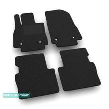 Двошарові килимки Sotra Premium Black для Toyota Vios (mkIII)(седан)(багажник) 2013-2022 / Yaris (mkIII)(седан)(багажник) 2013-2022