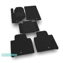 Двошарові килимки Sotra Premium Black для SsangYong Rexton (mkII)(1-2 ряд) 2017→