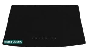 Двошарові килимки Sotra Classic 7mm Black для Infiniti Q30 / QX30 (mkI)(багажник) 2015-2019