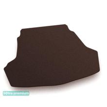 Двошарові килимки Sotra Premium Chocolate для Kia Optima (mkIV)(багажник) 2015-2020 - Фото 1