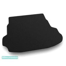 Двошарові килимки Sotra Premium Black для Mazda 6 (mkII)(ліфтбек)(багажник) 2007-2012 - Фото 1