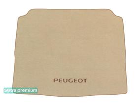 Двошарові килимки Sotra Premium Beige для Peugeot 3008 (mkII)(нижній рівень)(багажник) 2016→ - Фото 1