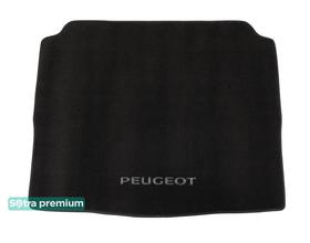 Двошарові килимки Sotra Premium Black для Peugeot 3008 (mkII)(нижній рівень)(багажник) 2016→ - Фото 1