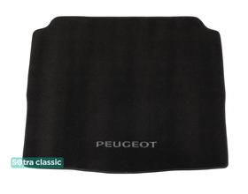 Двухслойные коврики Sotra Classic Black для Peugeot 3008 (mkII)(нижний уровень)(багажник) 2016-2023