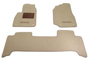 Двухслойные коврики Sotra Premium Beige для Toyota Land Cruiser (J100) 1998-2007