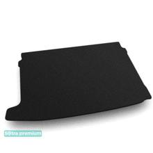 Двошарові килимки Sotra Premium Black для Volkswagen Polo (mkV)(хетчбек)(багажник) 2009-2017 - Фото 1