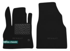 Двошарові килимки Sotra Classic 7mm Black для Renault Kangoo (mkII)(с клипсами)(1 ряд) 2007-2021