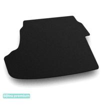 Двошарові килимки Sotra Premium Black для Hyundai Sonata (mkVII)(гібрид)(багажник) 2015-2019 - Фото 1