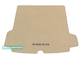 Двошарові килимки Sotra Premium Beige для Volvo XC90 (mkII)(складений 3 ряд)(багажник) 2015-2022 - Фото 1