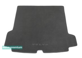 Двошарові килимки Sotra Premium Grey для Volvo XC90 (mkII)(складений 3 ряд)(багажник) 2015-2022 - Фото 1
