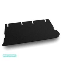 Двухслойные коврики Sotra Classic Black для Volkswagen Sharan (mkI)(с 3 рядами)(багажник) 1995-2010