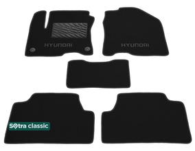 Двошарові килимки Sotra Classic Black для Hyundai Kona (mkI)(електро) 2017→ - Фото 1