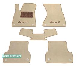 Двошарові килимки Sotra Premium Beige для Audi A7/S7/RS7 (mkI) 2010-2018 - Фото 1