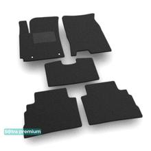 Двошарові килимки Sotra Premium Black для Hyundai Kona (mkI)(не електро) 2017→ - Фото 1