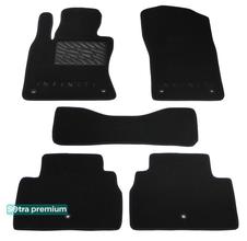 Двошарові килимки Sotra Premium Black для Infiniti Q50 (mkI) 2013→ - Фото 1