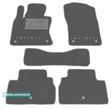 Двошарові килимки Sotra Premium Grey для Infiniti Q50 (mkI) 2013→ - Фото 1