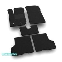 Двошарові килимки Sotra Premium Black для Lada Xray (mkI) 2015-2022 - Фото 1
