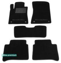 Двошарові килимки Sotra Premium Black для Mercedes-Benz CLS-Class (W219) 2004-2010 - Фото 1