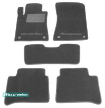 Двошарові килимки Sotra Premium Grey для Mercedes-Benz CLS-Class (W219) 2004-2010 - Фото 1