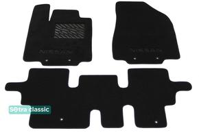 Двошарові килимки Sotra Classic Black для Nissan Pathfinder (mkIV)(R52)(1-2 ряд) 2012-2021 - Фото 1