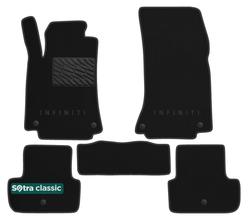 Двошарові килимки Sotra Classic 7mm Black для Infiniti Q30 / QX30 (mkI) 2015-2019