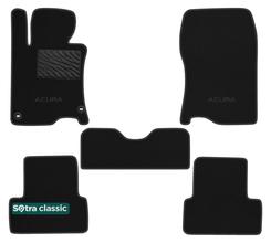 Двошарові килимки Sotra Classic 7mm Black для Acura TSX (mkII)(CU2/CU4) 2008-2014