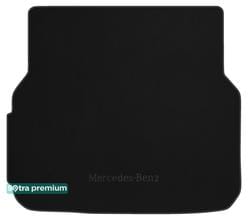 Двухслойные коврики Sotra Premium Black для Mercedes-Benz C-Class (S204)(универсал)(багажник) 2007-2014